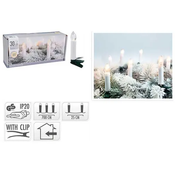 Гирлянды LED Christmas 16163 Нить/ Тёплый белый photo 1 Гирлянды LED Christmas 16163 Нить/ Тёплый белый photo 1
