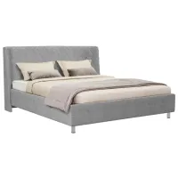 Кровать Ascona Emma Casanova 160 x 200 см/ ЛДСП/ Серый