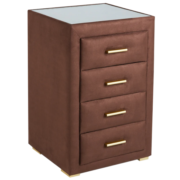 Тумбочки Askona Sky Velvet 16 71см x 46см x 48см/ ЛДСП/ Brown photo 1