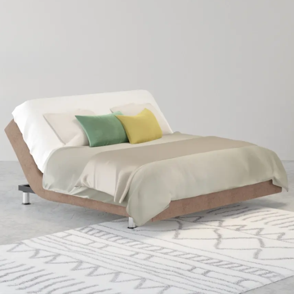 Pat Ascona Ergomotion 450 180 x 200 cm/ Metal/ Beige photo 1