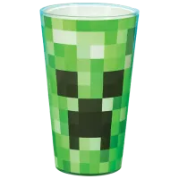 Чашка Paladone Minecraft Creeper Glass 400 мл/ Стекло/ Зелёный