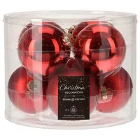 Jucării pentru brad Christmas 36968 7 cm/ Red