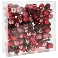 Игрушки для ёлки Christmas 51140 2 см/ Туманно-розовый