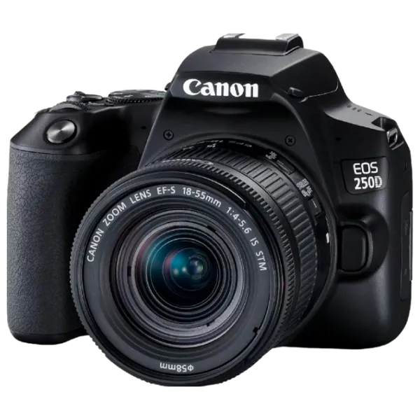 Фотоаппарат Canon EOS 250D Kit CMOS/ Черный photo 1 Фотоаппарат Canon EOS 250D Kit CMOS/ Черный photo 1