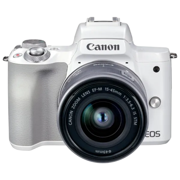 Cameră foto Canon EOS M50 Mark II Kit CMOS/ White photo 1 Cameră foto Canon EOS M50 Mark II Kit CMOS/ White photo 1