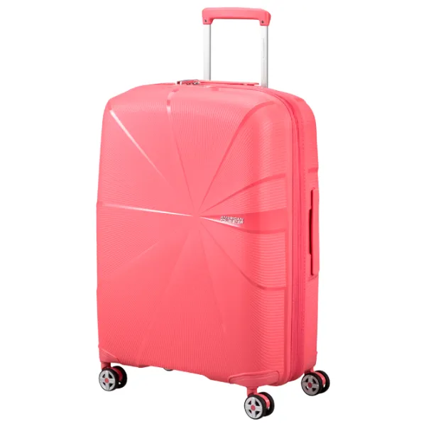 Чемодан American Tourister Starvibe Spinner Expandable 70л/ Sun Kissed Кораловый photo 1 Чемодан American Tourister Starvibe Spinner Expandable 70л/ Sun Kissed Кораловый photo 1