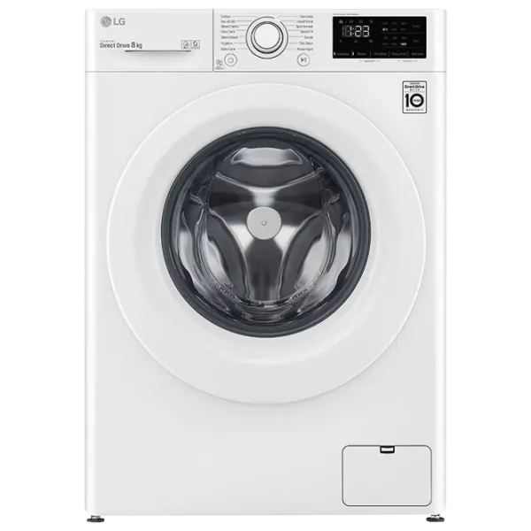 Стиральная машина LG F4WV308N3E 8 кг / 1400 об/мин / Белый photo 1 Стиральная машина LG F4WV308N3E 8 кг / 1400 об/мин / Белый photo 1