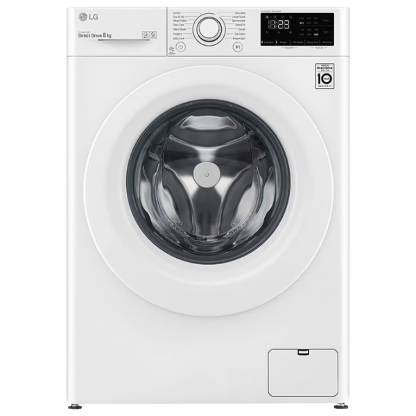 Стиральная машина LG F4WV308N3E 8 кг / 1400 об/мин / Белый photo 1 Стиральная машина LG F4WV308N3E 8 кг / 1400 об/мин / Белый photo 1