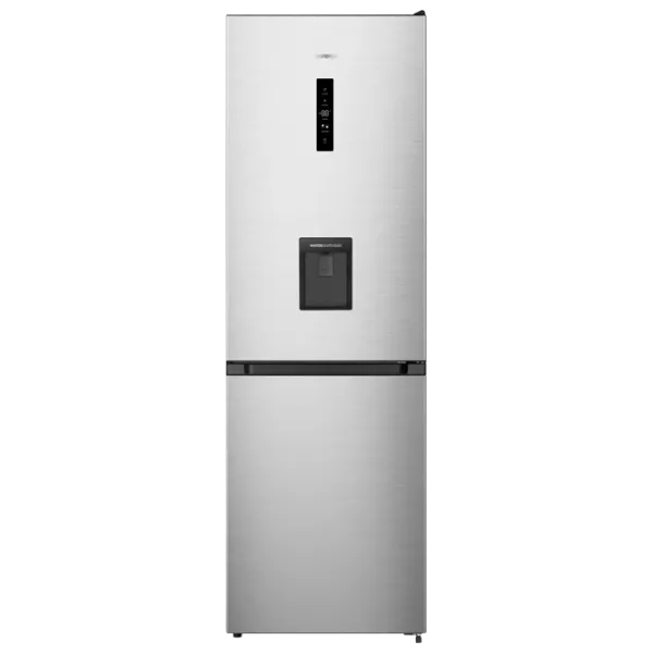 Frigider Gorenje NRK619EAXL4WD cu congelator jos 304 l / 186 cm / Inox photo 1