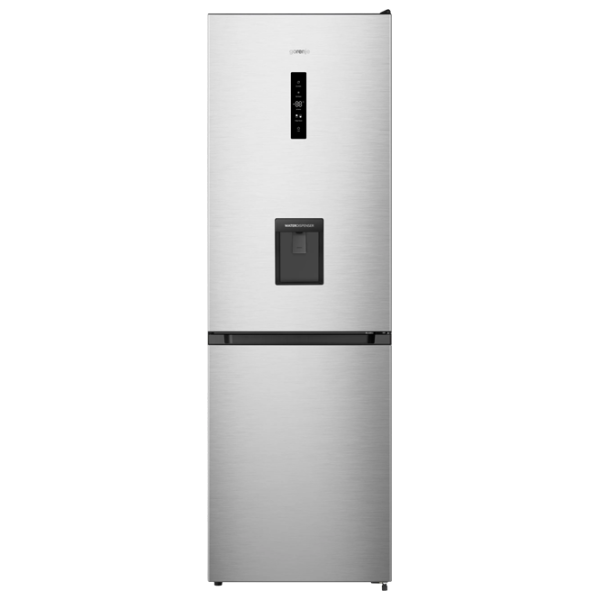 Frigider Gorenje NRK619EAXL4WD cu congelator jos 304 l / 186 cm / Inox photo 1