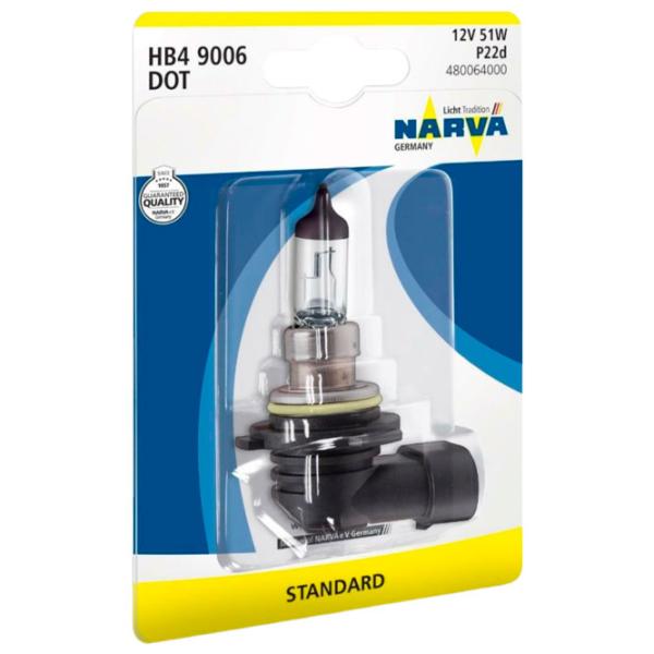 Lampă auto Narva 48006 Halogen/ 9006/ P22d/ 51 W photo 1