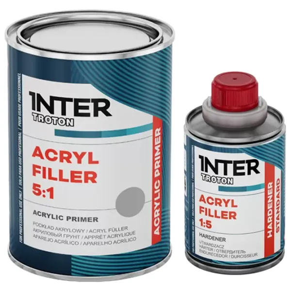 Grund auto Troton Acryl Filler 5:1 500 ml/ Pentru suprafețe metalice photo 1