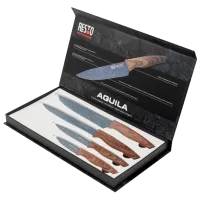 Set de cuțite Resto 95503 Oțel inoxidabil/ Grey