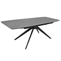 Masă de bucătărie extensibilă DecoPrim BELISIMA Ceramică/ Black