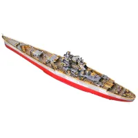 Пазл 3D Piececool Battleship Richelieu 14+/ Количество деталей: 300