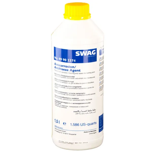 Антифриз SWAG 99 90 2374 9247 1.5 л Желтый photo 1