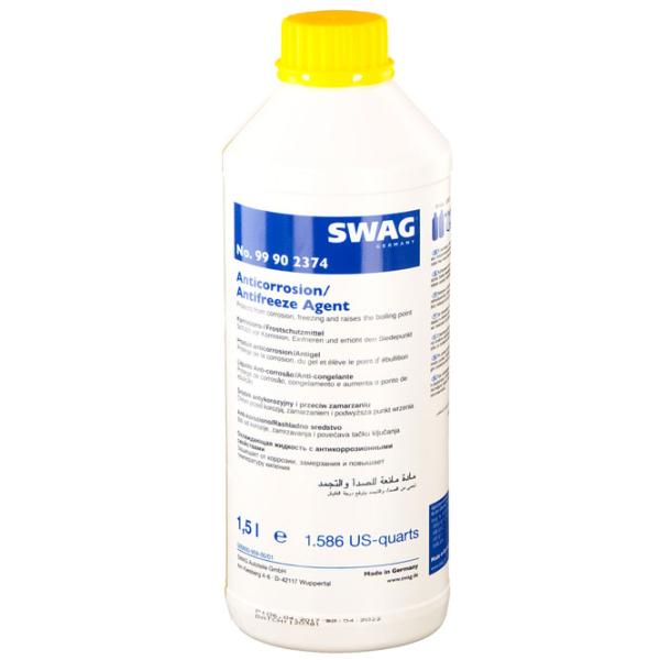 Антифриз SWAG 99 90 2374 9247 1.5 л Желтый photo 1