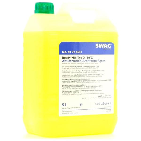 Антифриз SWAG 60 92 6581 109241 5 л Желтый photo 1