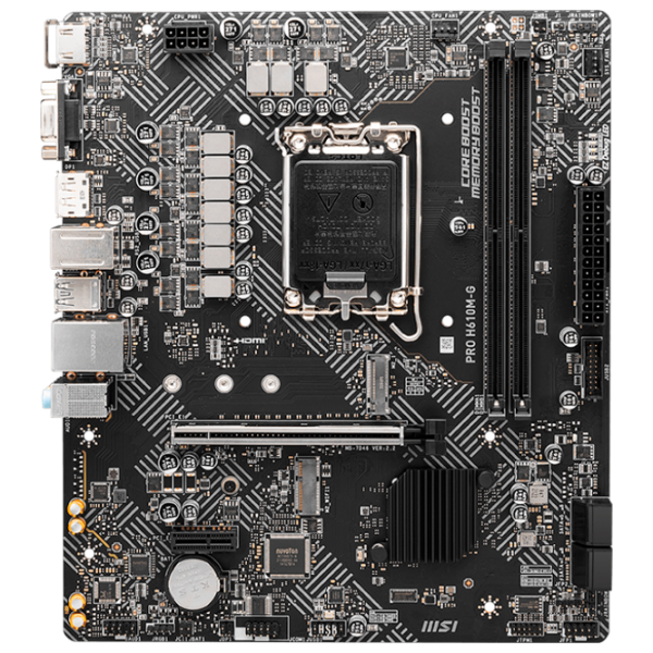 Материнская плата MSI PRO H610M-G mATX/ Intel H610M-G photo 1