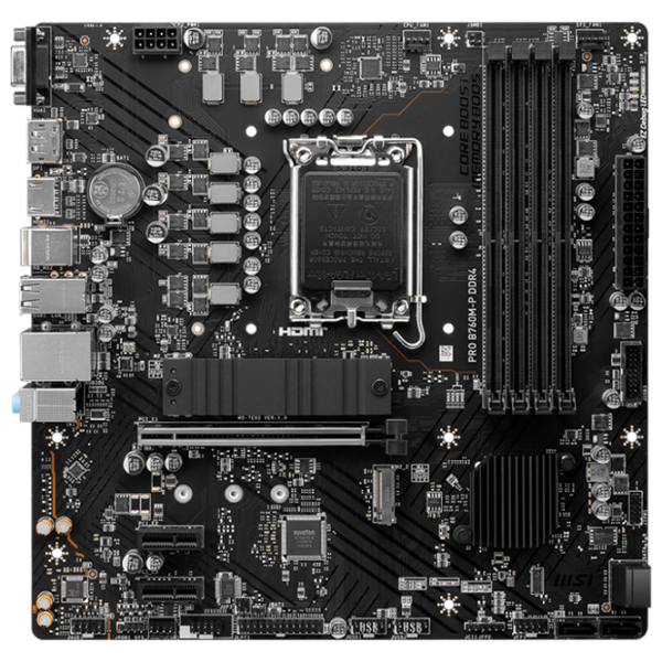 Материнская плата MSI PRO B760M-P mATX/ Intel B760M-P photo 1