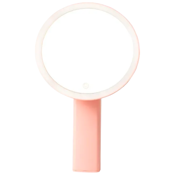 Зеркало для макияжа LED Mirror X220 Односторонняя/ Розовый photo 1