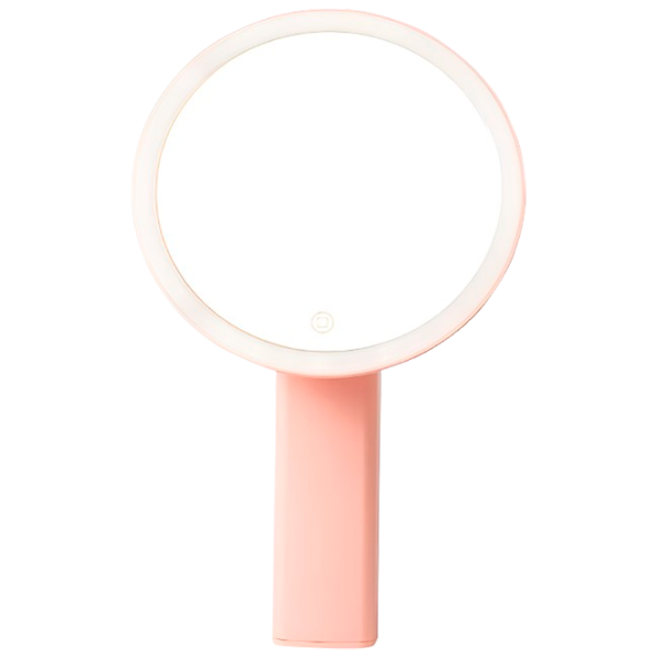 Зеркало для макияжа LED Mirror X220 Односторонняя/ Розовый photo 1