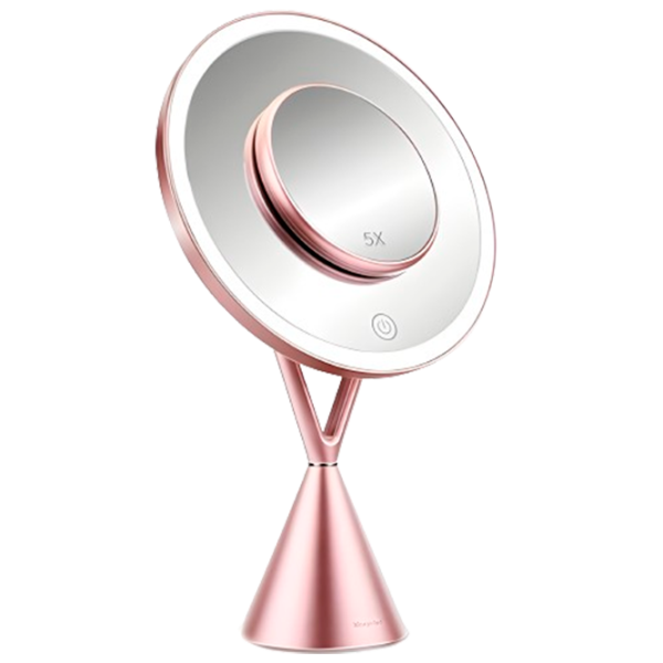 Oglindă de machiaj LED Mirror RM282-SL Unilateral/ Rose Gold photo 1