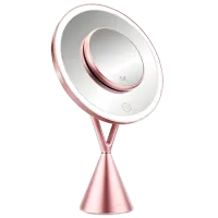 Зеркало для макияжа LED Mirror RM282-SL Односторонняя/ Розовое Золото