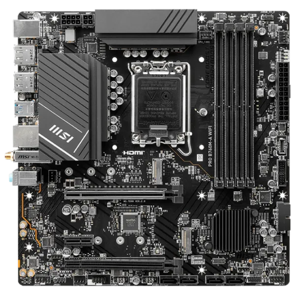 Материнская плата MSI PRO B760M-A WIFI mATX/ Intel B760M-A photo 1