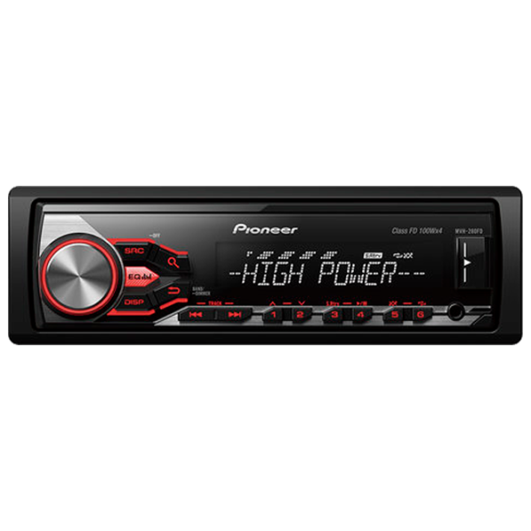 Автомагнитола универсальная MVH-280FD Black photo 1