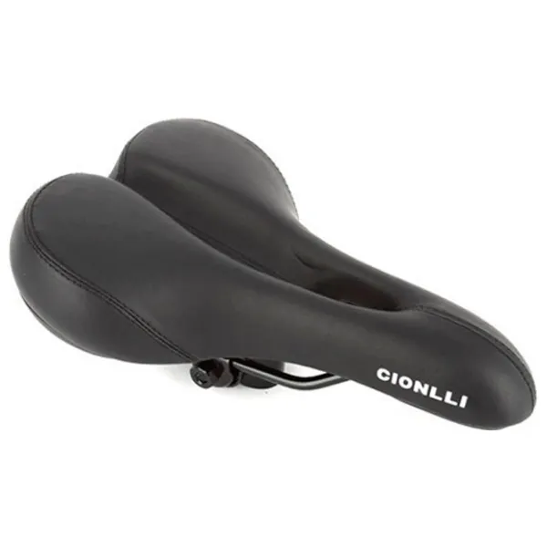 Șa de bicicletă Cionlli MTB 6087 Black White photo 1