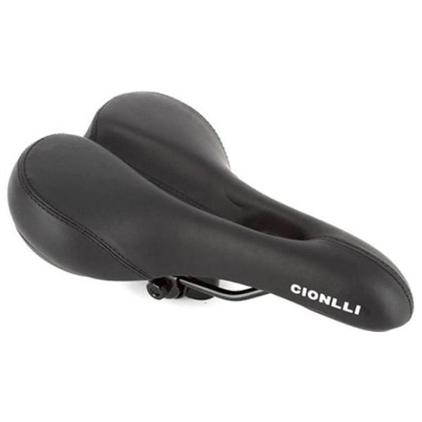Șa de bicicletă Cionlli MTB 6087 Black White photo 1