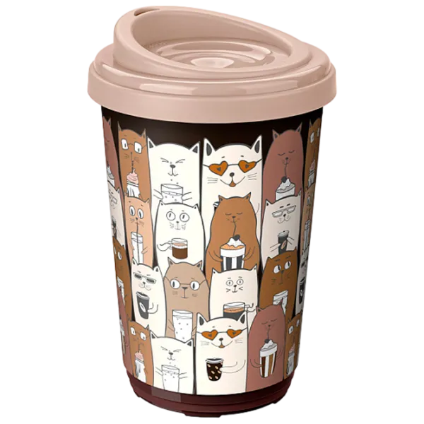 Cană termo Bytplast Phibo EcoStyle Beige 0.4l photo 1