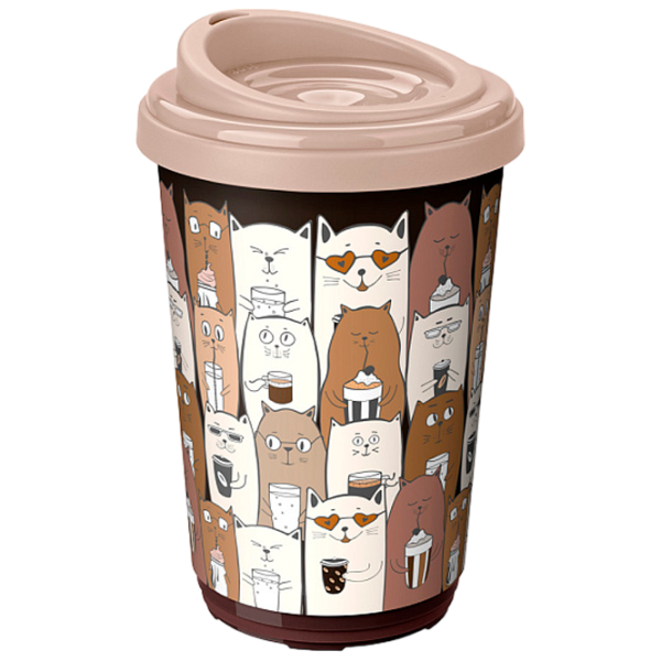 Cană termo Bytplast Phibo EcoStyle Beige 0.4l photo 1