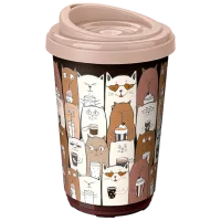 Cană termo Bytplast Phibo EcoStyle Beige 0.4l