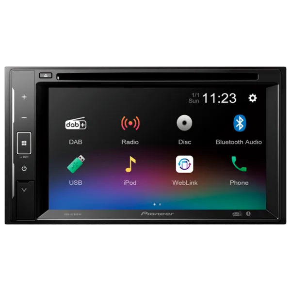Автомагнитола универсальная 6.2" AVH-A240DAB Black photo 1