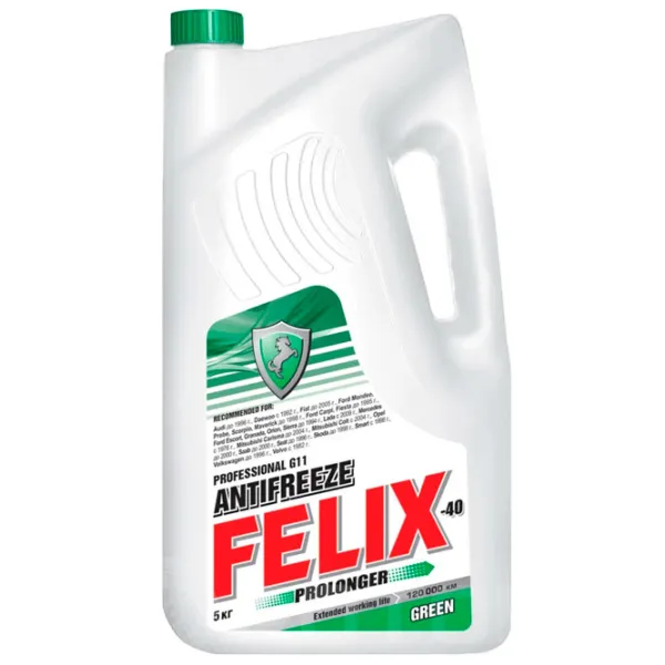 Антифриз Felix Prolonger 00647059 5 л Зелёный photo 1