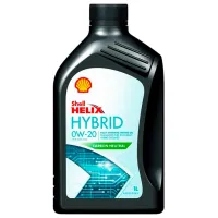 Моторное масло Shell 0W20 Helix Hybrid 0W-20 1 л синтетическое