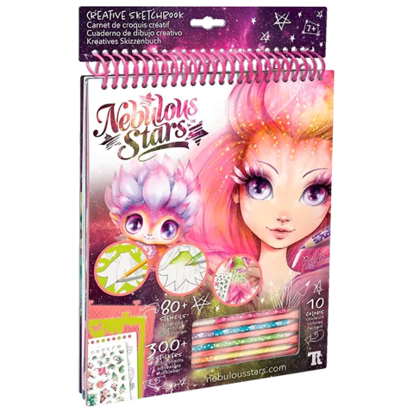 Set de creație Nebulous Stars Sketchbook Petulia 11103 7+/ Multicolor photo 1