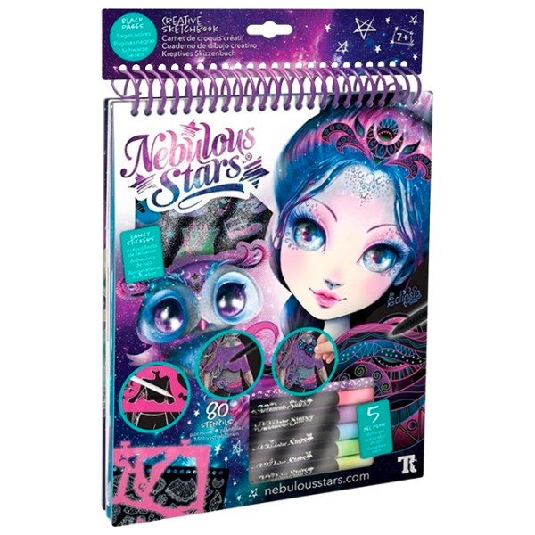 Set de creație Nebulous Stars Zentangle Black Pages Eclipsia 11121 7+/ Multicolor photo 1