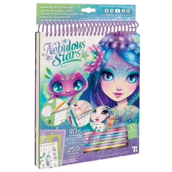 Set de creație Nebulous Stars Sketchbook Nenuphia 11132 7+/ Multicolor photo 1