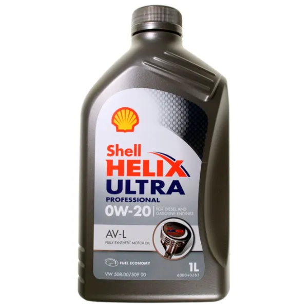 Моторное масло Shell 0W20 Helix Ultra Professional AV-L 0W-20 1 л синтетическое photo 1