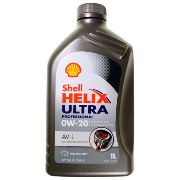 Моторное масло Shell 0W20 Helix Ultra Professional AV-L 0W-20 1 л синтетическое photo 1