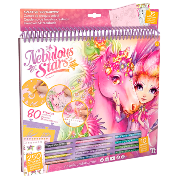 Set de creație Nebulous Stars Sketchbook - Forest Horses 11373 7+/ Multicolor photo 1