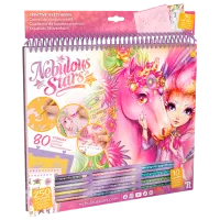 Креативный набор Nebulous Stars Sketchbook - Forest Horses 11373 7+/ Разноцветный
