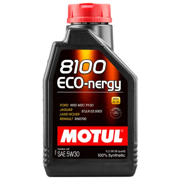 Моторное масло Motul 5W30 8100 ECO-NERGY 5W-30 1 л синтетическое photo 1