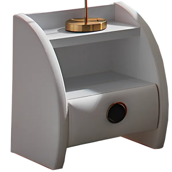 Noptiere Ambianta Cristal 51 x 45.5 x 36/ PAL/ White photo 1