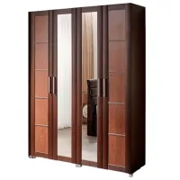 Dulap Clasic Ambianta Inter-3 160 x 52.5 x 224 / PAL melaminat / Sonoma închis