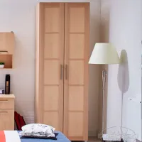 Dulap Linear Ambianta Inter-Star 80 x 52.5 x 224 / DSP / Cream