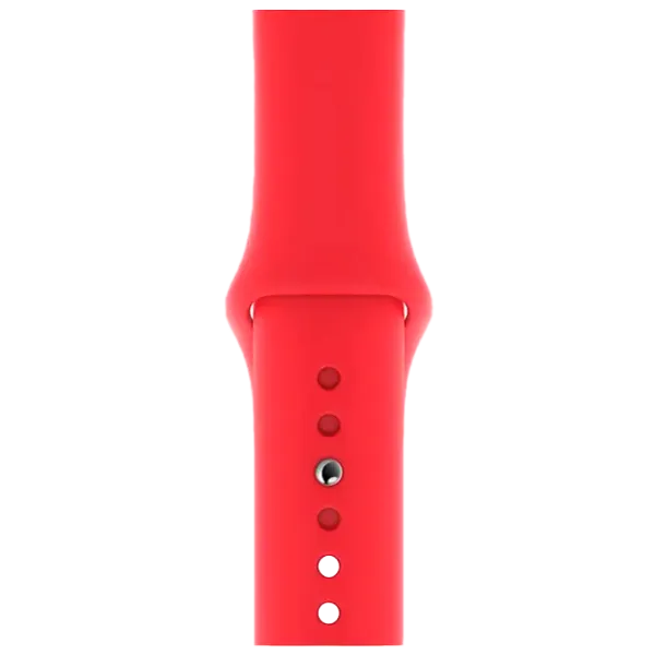 Ремень Apple Watch Sport Stainless Фторэластомер/ 38 mm/ Красный photo 1
